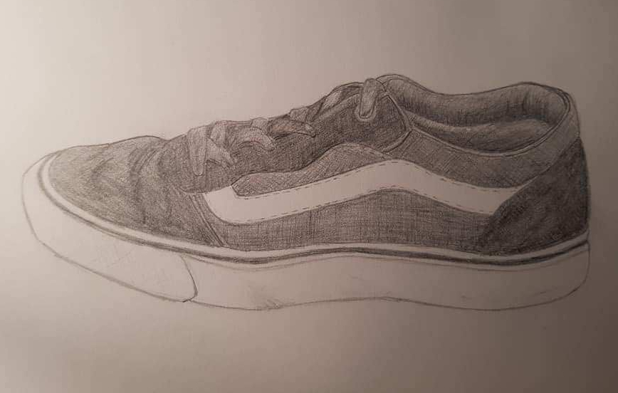 vans shoe sketch